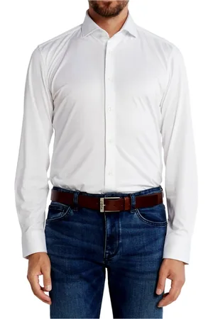 HUGO BOSS Homme, Chemises, Blanc, Taille: 4XL Chemise Formelle