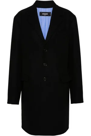 Dsquared2 Femme, Manteaux, Noir, Taille: 34 FR Cappotto Noir
