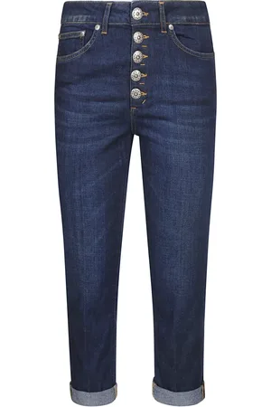 Dondup Femme, Jeans, Bleu, Taille: W29 Jewel Button Loose Fit Jeans