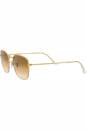 Ray-Ban Unisex, Accessoires, Jaune, Taille: 48 MM Lunettes de Soleil Style Vintage Frank Rb3857