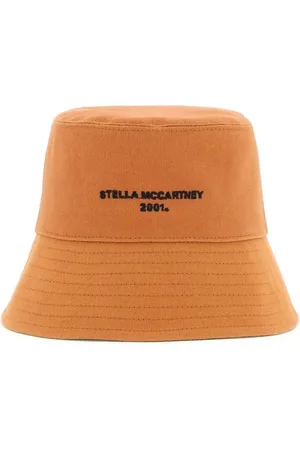 Stella McCartney Femme, Accessoires, Brun, Taille: 57 CM Bob Eco Cotton avec Logo