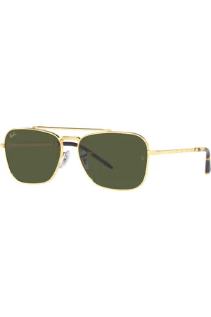 Ray-Ban Unisex, Accessoires, Jaune, Taille: 58 MM Nouvelles Lunettes de Soleil Design Élégant