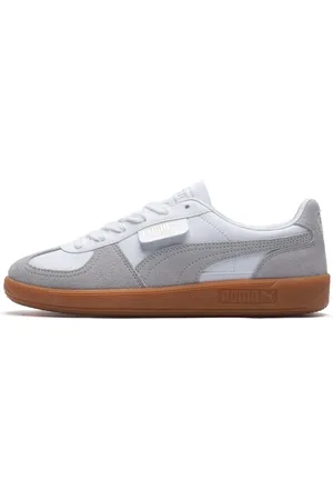PUMA Unisex, Chaussures, Gris, Taille: 45 EU Baskets Blanc Glacial Grey