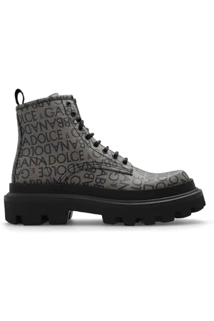 Dolce & Gabbana Homme, Chaussures, Gris, Taille: 39 EU Chaussures monogrammées