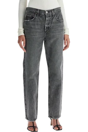 AGOLDE Femme, Jeans, Gris, Taille: W25 Jean Valen Vintage avec Détails Usés