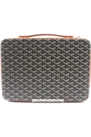 GOYARD Homme, Pre-owned, Brun, Taille: ONE Size Pre-owned Cuir sacoches-mallettes