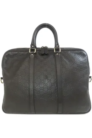 Gucci Homme, Pre-owned, Noir, Taille: ONE Size Pre-owned Cuir sacs-gucci