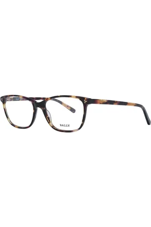 Bally Femme, Accessoires, Brun, Taille: ONE Size Montures Optiques Carrées Marron pour Femmes