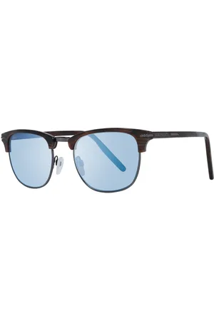 Serengeti Unisex, Accessoires, Brun, Taille: ONE Size Lunettes de soleil unisexes marron style rectangulaire