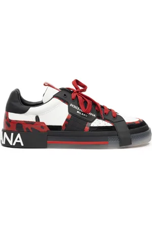Dolce & Gabbana Homme, Chaussures, Multicolore, Taille: 46 EU Portofino Baskets Basses en Cuir