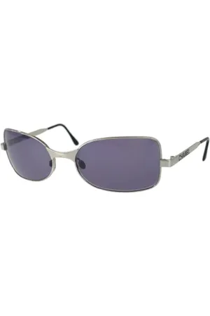 CHANEL Homme, Pre-owned, Gris, Taille: ONE Size Pre-owned Metal lunettes-de-soleil