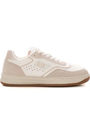 EA7 Femme, Chaussures, , Taille: 34 EU Baskets à lacets avec détails contrastés