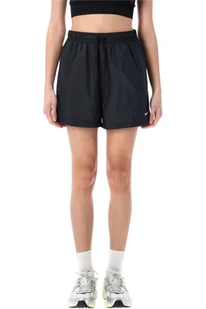 Nike Femme, Shorts, Noir, Taille: 36 FR Shorts Athlétiques Noirs avec Taille Élastique