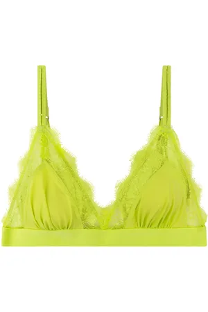 LOVE Stories Femme, Sous-vêtements, Vert, Taille: 95C FR Soutien-Gorge en Dentelle Lime