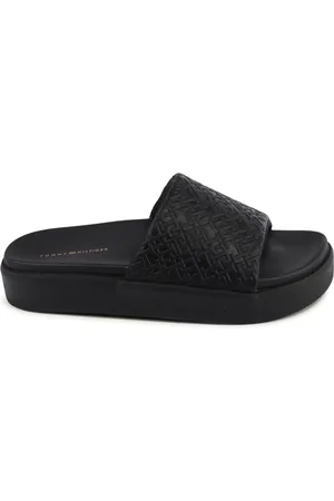 Tommy Hilfiger Femme, Chaussures, Noir, Taille: 36 EU Sandales noires pour femmes