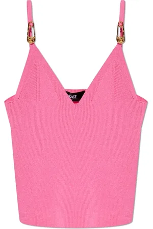 VERSACE Femme, Tops, Rose, Taille: 34 FR Haut avec bretelles