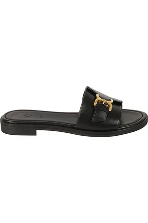 Chloé Femme, Chaussures, Noir, Taille: 36 EU Sandales Marcie Noires
