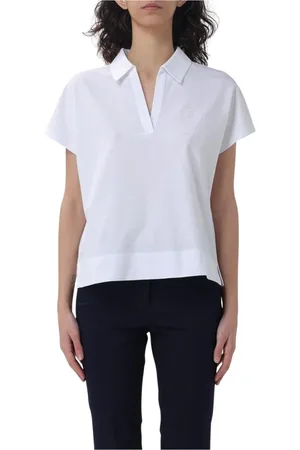 FAY Femme, Tops, Blanc, Taille: 34 FR Polo Dust Femme Élégant