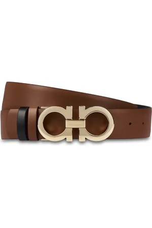 Salvatore Ferragamo Femme, Accessoires, Brun, Taille: 100 CM Collection de Ceintures Élégantes