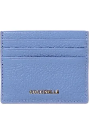 Coccinelle Femme, Accessoires, Bleu, Taille: ONE Size Portefeuille Noir Élégant Organisateur