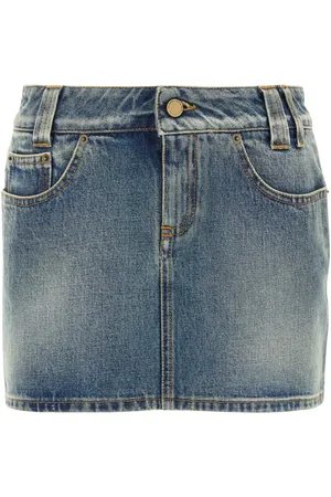 Alessandra Rich Femme, Jupes, Bleu, Taille: W27 Denim Skirts