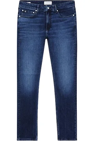 Calvin Klein Homme, Jeans, Bleu, Taille: W30 L32 Jean Bleu à Fermeture Éclair et Bouton