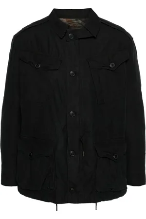 Ralph Lauren Homme, Vestes, Noir, Taille: 2XL Parka Noire Élégante Manteau Homme