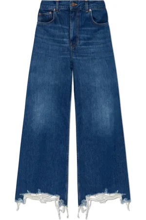 Chloé Femme, Jeans, Bleu, Taille: W27 Jeans à Effet Vintage