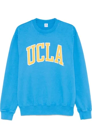 Sporty & Rich Femme, Sweatshirts et sweats à capuche, Bleu, Taille: 40 FR Pull Sportif Bleu St071615637Bl