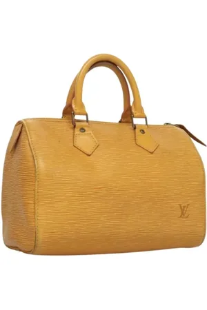 LOUIS VUITTON Femme, Pre-owned, Jaune, Taille: ONE Size Pre-owned Cuir sacs-main