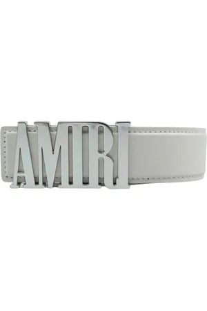 AMIRI Homme, Accessoires, Blanc, Taille: 85 CM Ceinture Nappa MA 4CM