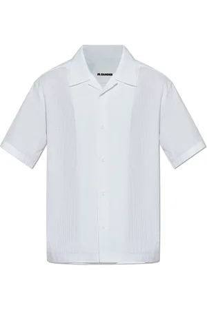 Jil Sander Homme, Chemises, Blanc, Taille: XL Chemise à manches courtes