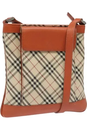Burberry Femme, Pre-owned, , Taille: ONE Size Pre-owned Toile sacs-ports-paule