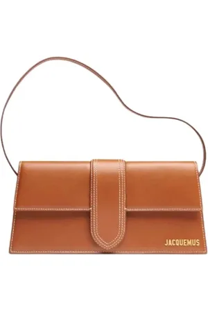 Jacquemus Femme, Sacs, Brun, Taille: ONE Size Sac Long Structuré en Cuir de Chameau