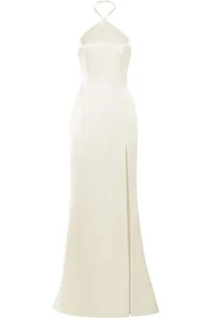 MVP Wardrobe Femme, Robes, Blanc, Taille: 40 FR Robe Longue Catalina