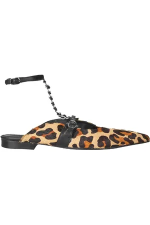 Munthe Femme, Chaussures, Multicolore, Taille: 36 EU Sandalette Chaîne Imprimé Léopard