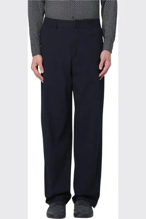 Armani Exchange Homme, Pantalons, Bleu, Taille: W32 Pantalon Classique Droit Bleu Marine