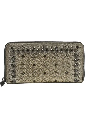 MCM Femme, Pre-owned, Gris, Taille: ONE Size Pre-owned Cuir petite-maroquinerie