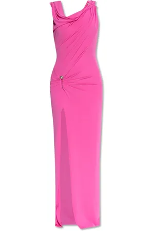 VERSACE Femme, Robes, Rose, Taille: 34 FR Robe avec épingle de sûreté décorative et drapé