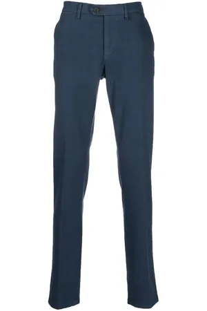 CANALI Homme, Pantalons, Bleu, Taille: 3XL Pantalon Tailleur Droit Bleu