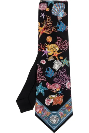 VERSACE Homme, Accessoires, Multicolore, Taille: ONE Size Cravate en soie