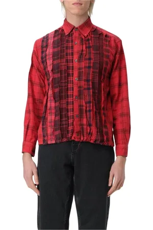 Pins & Needles Homme, Chemises, Rouge, Taille: S Chemise Rouge à Volants