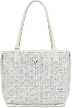 GOYARD Femme, Pre-owned, Blanc, Taille: ONE Size Pre-owned Tissu sacs-main
