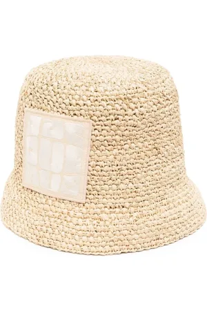 Jacquemus Unisex, Accessoires, , Taille: 56 CM Casquette Ficiu Bucket avec logo frontal