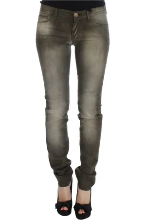 ERMANNO SCERVINO Femme, Jeans, Gris, Taille: W29 Jean Slim Fit Délavage Gris