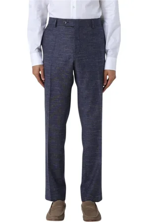 HUGO BOSS Homme, Pantalons, Bleu, Taille: S Pantalon Bleu Texturé
