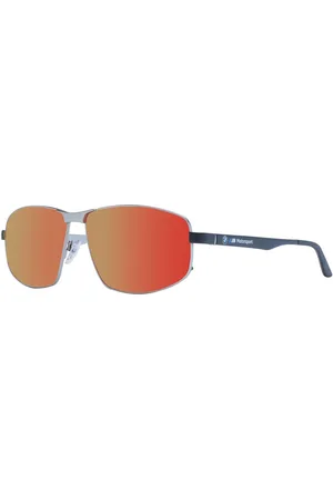 BMW Unisex, Accessoires, Gris, Taille: ONE Size Lunettes de Soleil Homme Gris Miroir