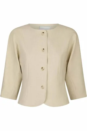 Neo Noir Femme, Pulls, , Taille: 40 FR Veste Melange avec Détails Arrondis