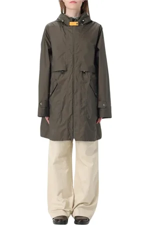 Parajumpers Femme, Manteaux, Brun, Taille: 42 FR Manteau Marron à Capuche et Résistant à l