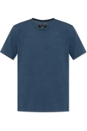 RAG&BONE Homme, Tops, Bleu, Taille: 2XL T-shirt à encolure ronde